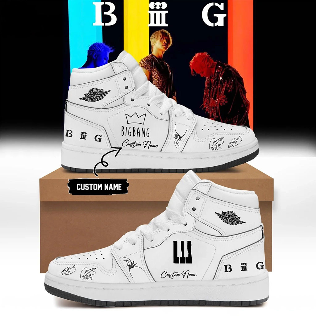 Personalized BIGBANG Merch BB World Tour XX Cosmos Shoes Gifts For People Who Like Music