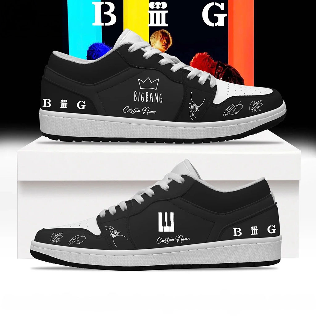 Personalized BIGBANG Merch BB World Tour XX Cosmos Shoes Presents For Music Lovers