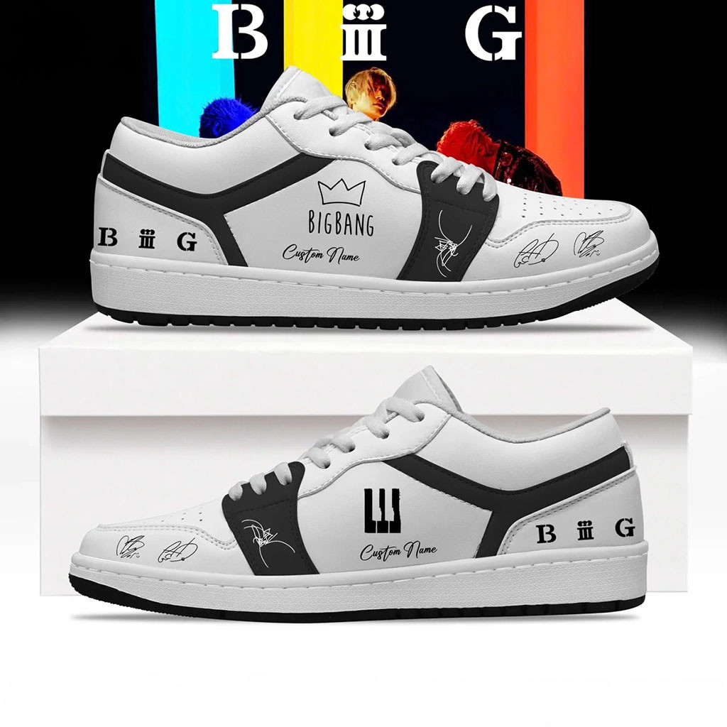 Personalized BIGBANG Merch BB World Tour XX Cosmos Shoes Unique Gifts For Music Lovers