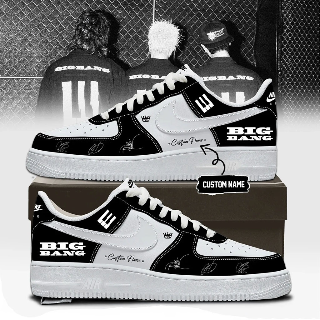 Personalized BIGBANG Merch BIGBANG World Tour Low Top Sneakers Kpop Music Fan Gift
