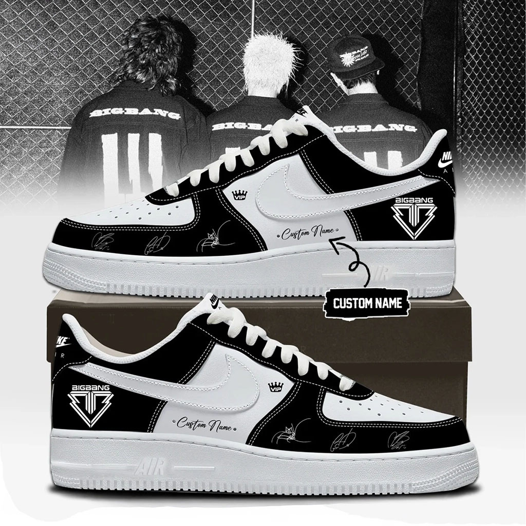 Personalized BIGBANG Merch Kpop Low Top Sneakers Korean Music Fan Gift