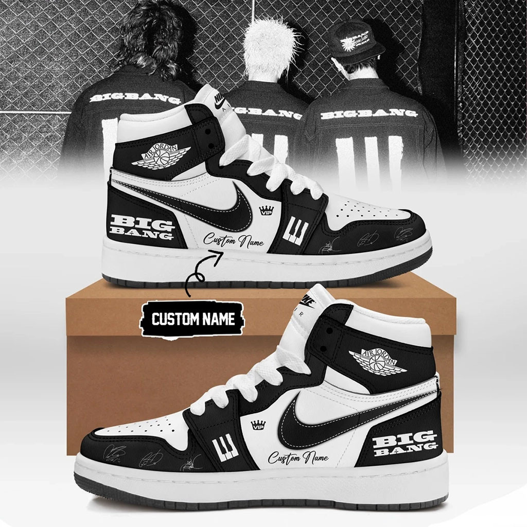 Personalized BIGBANG Merch Sneakers Kpop Music High Top Shoes Concert Footwear Gifts For Fan