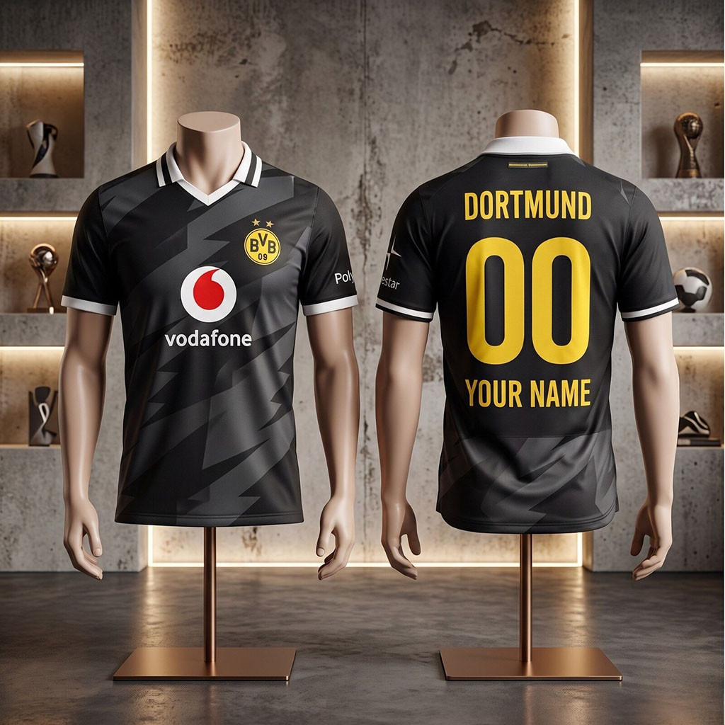 Personalized Borussia Dortmund 26 27 Away Jersey Shirt Borussia Dortmund Merch Fan Gifts