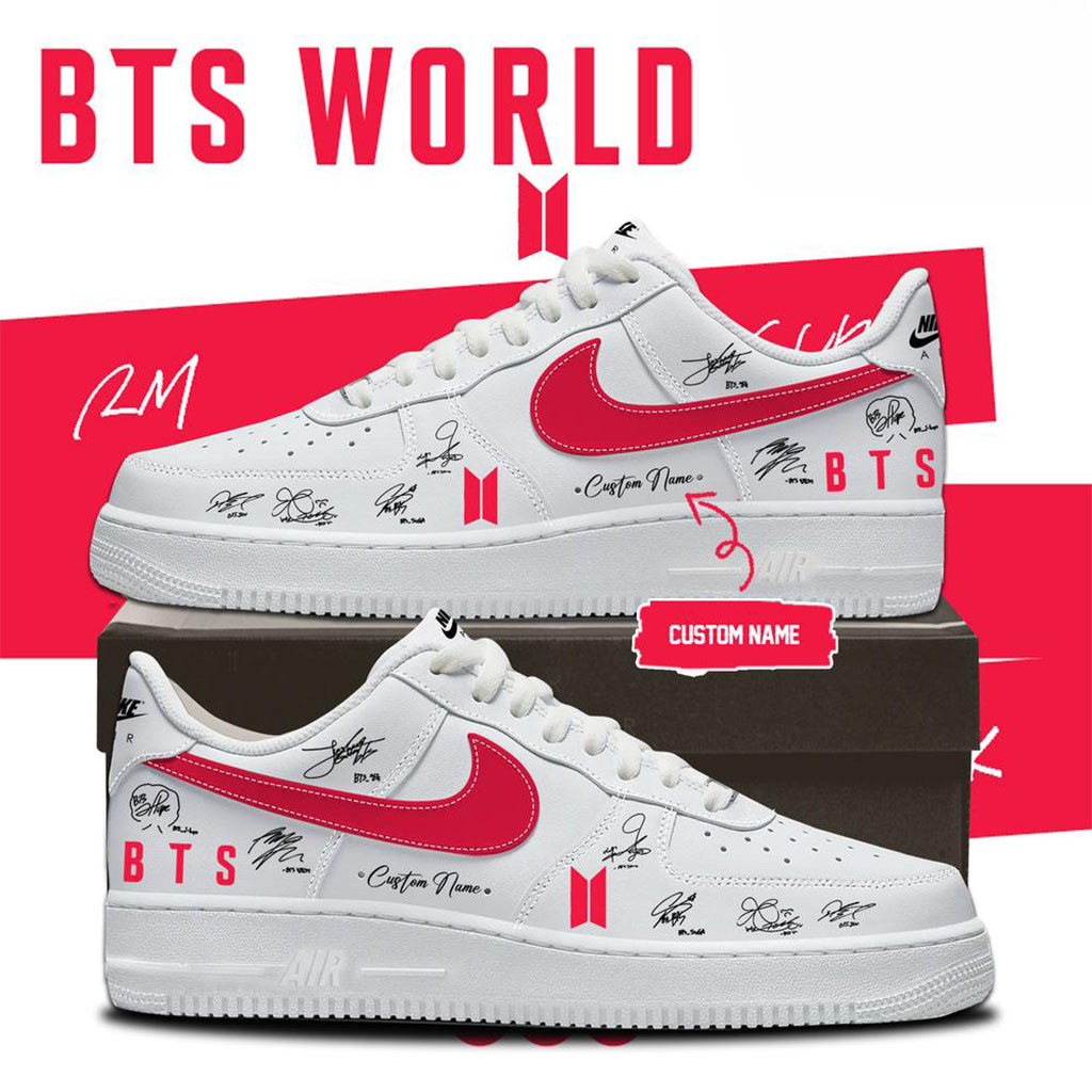 Personalized BTS Arirang World Tour 2026 Sneakers Signed BTS Tour Merch Best Gift For Army