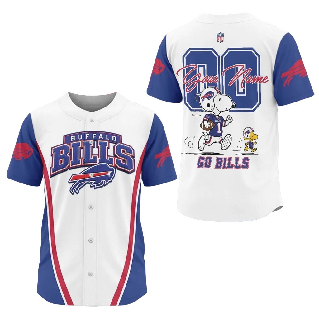 Personalized Buffalo Bills X Snoopy Ultimate Game Day Jersey Buffalo Bills Merch Gift For Fans