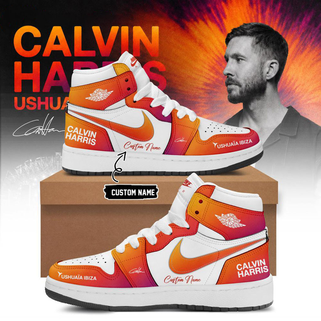 Personalized Calvin Harris Ushuaia Ibiza 2026 Signed Sneakers Calvin Harris Merch DJ Fan Gear Personalized Calvin Harris Ushuaia Ibiza 2026 Signed Sneakers Calvin Harris Merch DJ Fan Gear