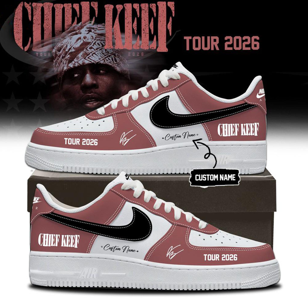 Personalized Chief Keef Tour 2026 Signature Shoes Sneakers Chief Keef Merch Gift For Rap Fans