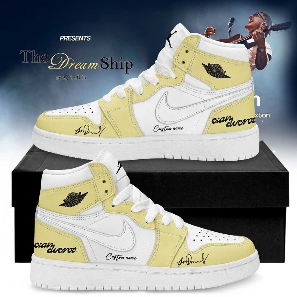 Personalized Cian Ducrot Merch The Dream Ship Tour 2026 Signed Sneakers Gifts For Music Lovers Personalized Cian Ducrot Merch The Dream Ship Tour 2026 Signed Sneakers Gifts For Music Lovers