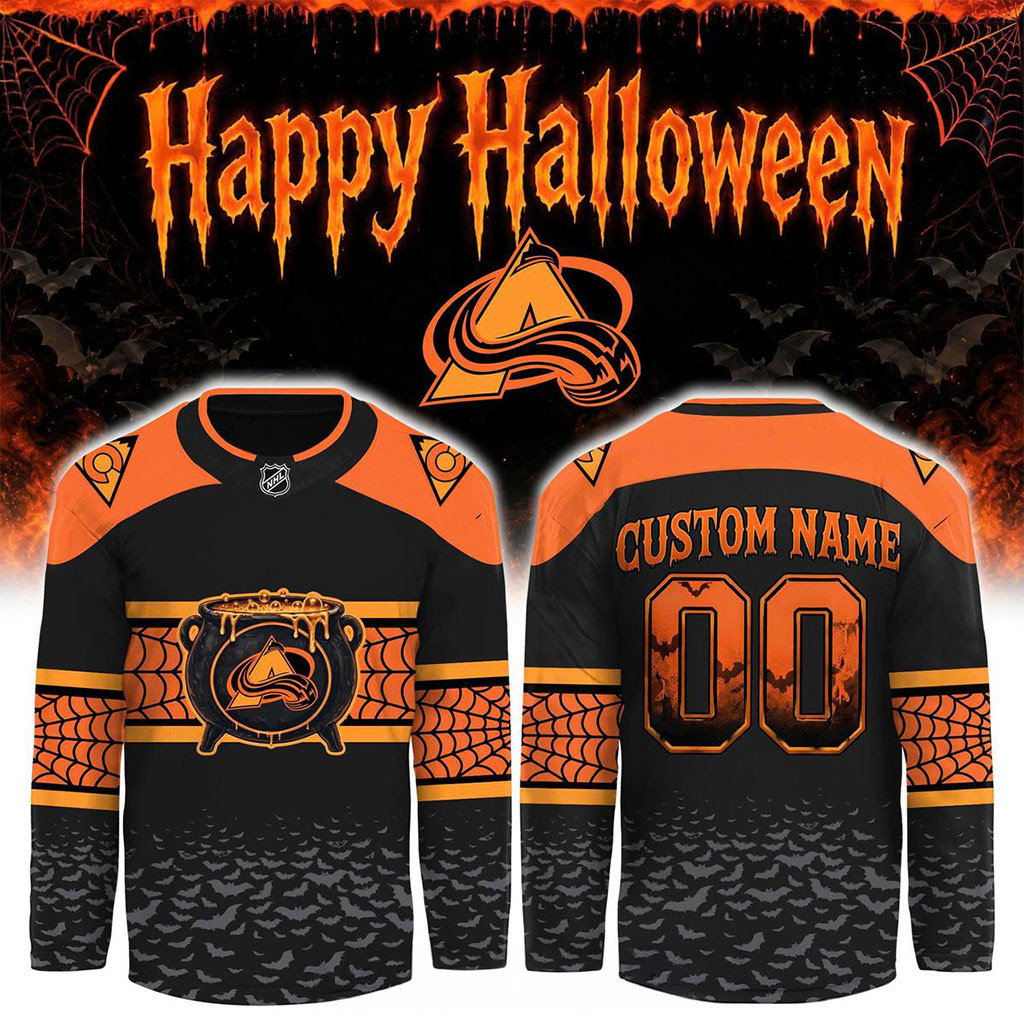 Personalized Colorado Avalanche X Halloween Day 2026 Hockey Jersey Colorado Avalanche Merch