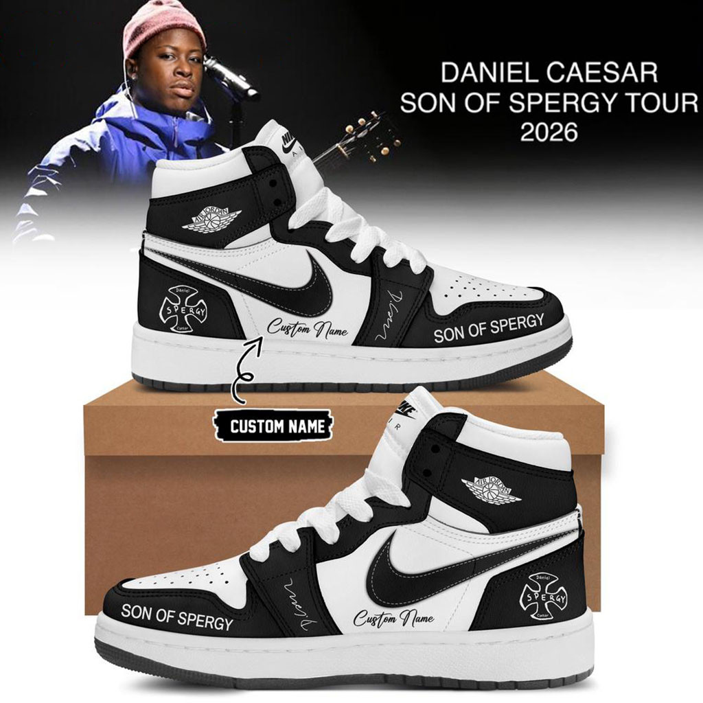 Personalized Daniel Caesar Merch Son Of Spergy Tour Signed 2026 Sneakers Gift For Music Lover