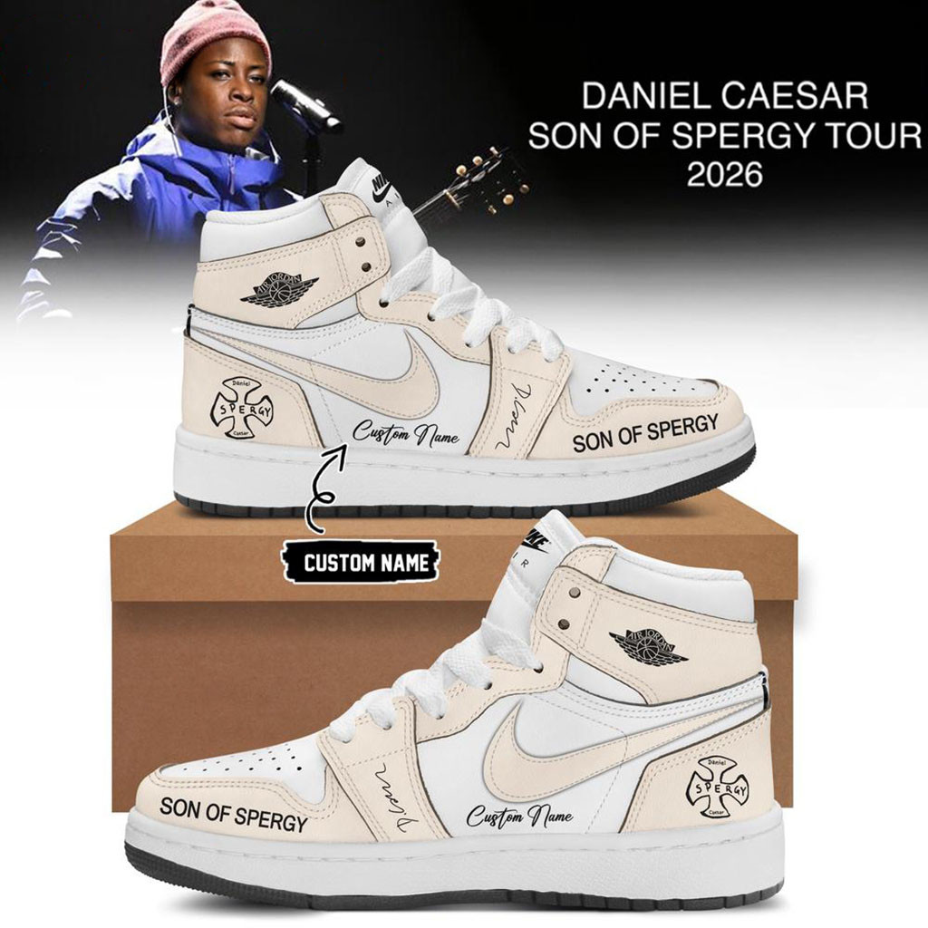 Personalized Daniel Caesar Son Of Spergy Tour Signed 2026 Shoes Sneakers Daniel Caesar Merch