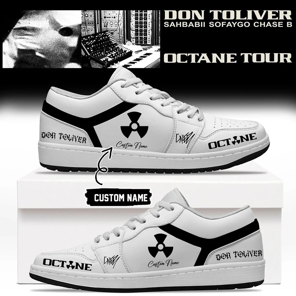 Personalized Don Toliver Merch Octane Tour Sneakers Birthday Gifts For Music Lovers Personalized Don Toliver Merch Octane Tour Sneakers Birthday Gifts For Music Lovers