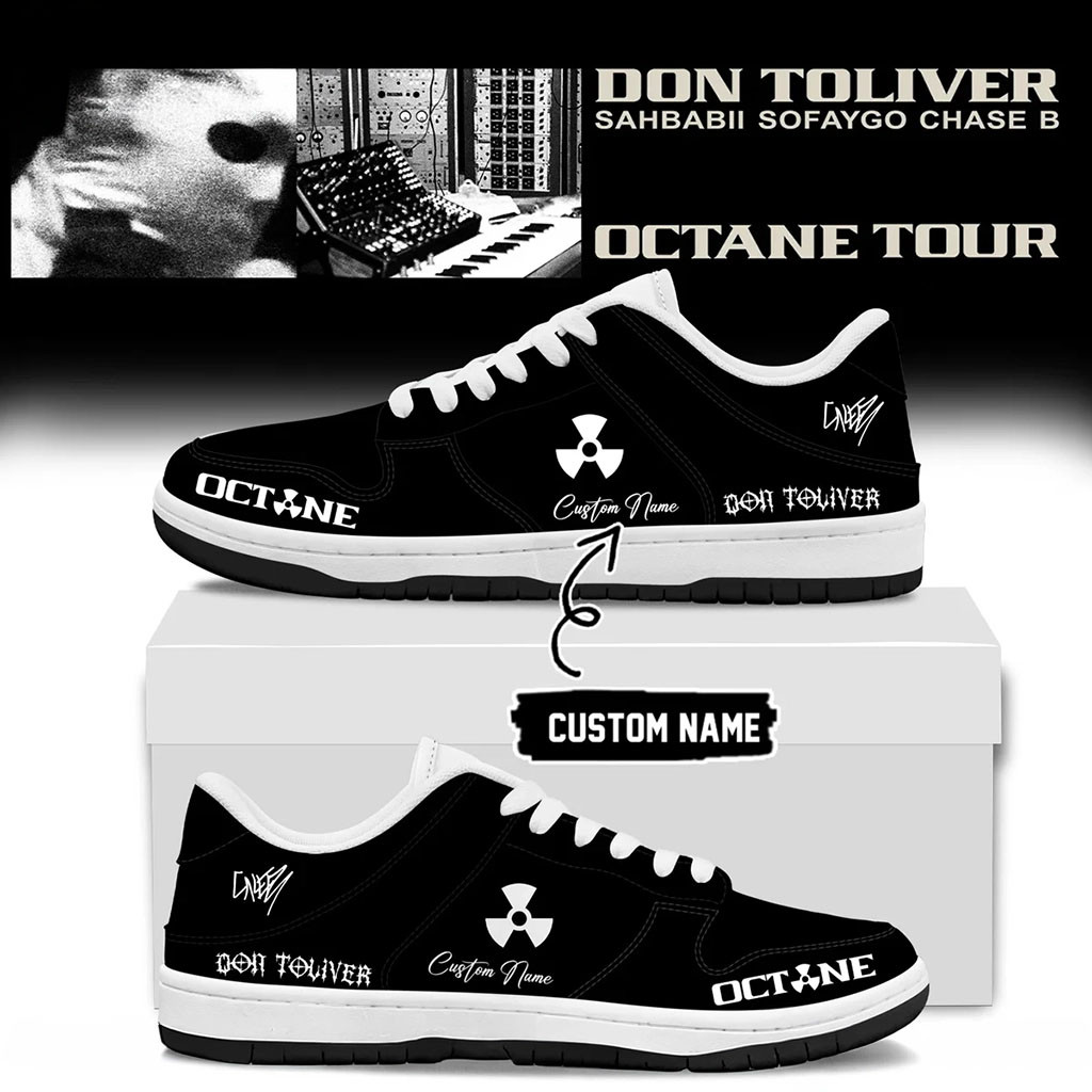 Personalized Don Toliver Merch Octane Tour Sneakers Cool Gifts For Music Lovers