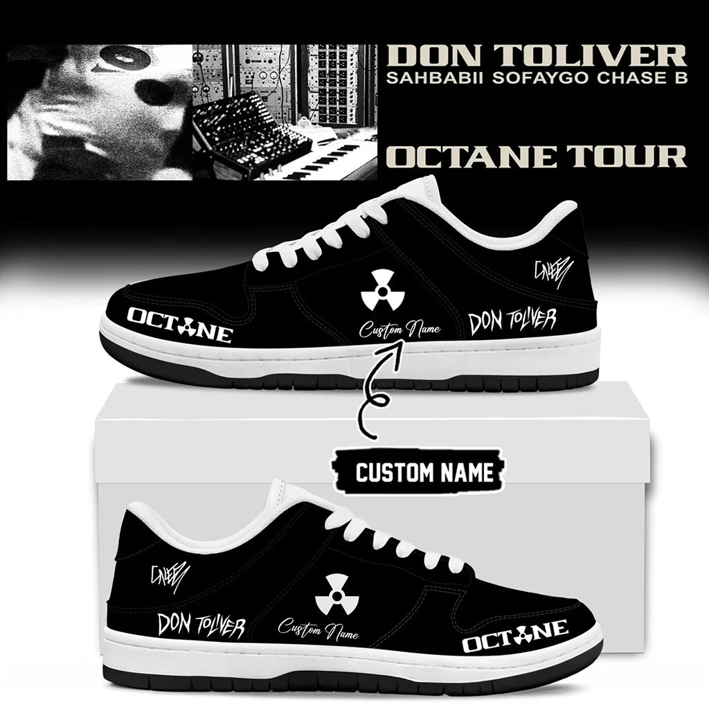 Personalized Don Toliver Merch Octane Tour Sneakers Music Related Gifts For Guys