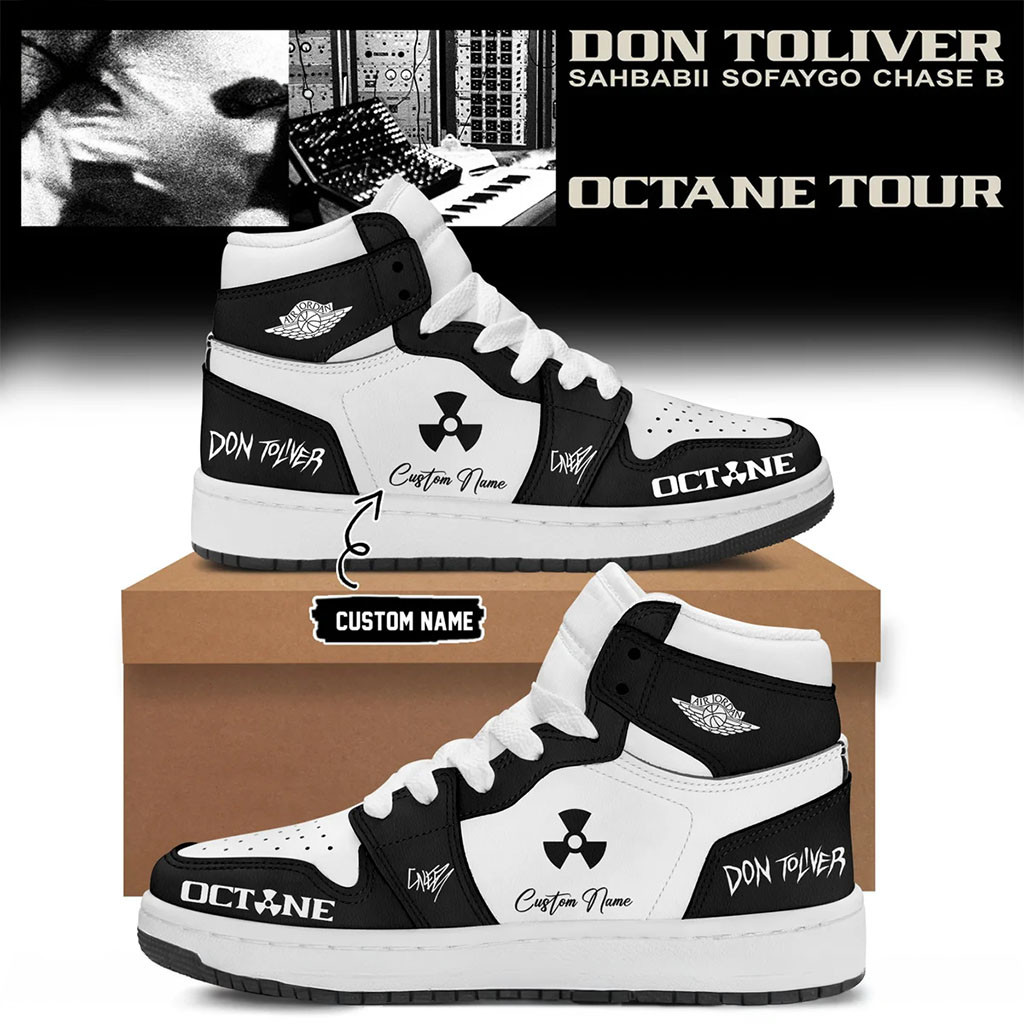 Personalized Don Toliver Merch Octane Tour Sneakers Music Shoes Gift For Concert Lover