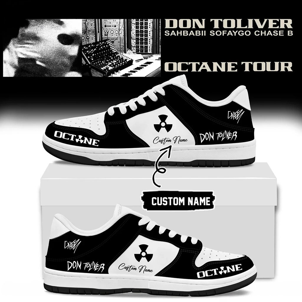 Personalized Don Toliver Merch Octane Tour Sneakers Unique Gifts For Music Lovers
