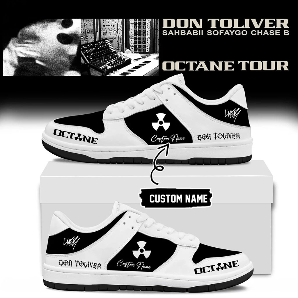Personalized Don Toliver Octane Tour Shoes Don Toliver Merch Hip Hop Music Fan Gift