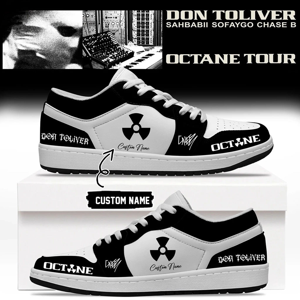 Personalized Don Toliver Octane Tour Shoes Don Toliver Merch Rap Music Lover Gifts