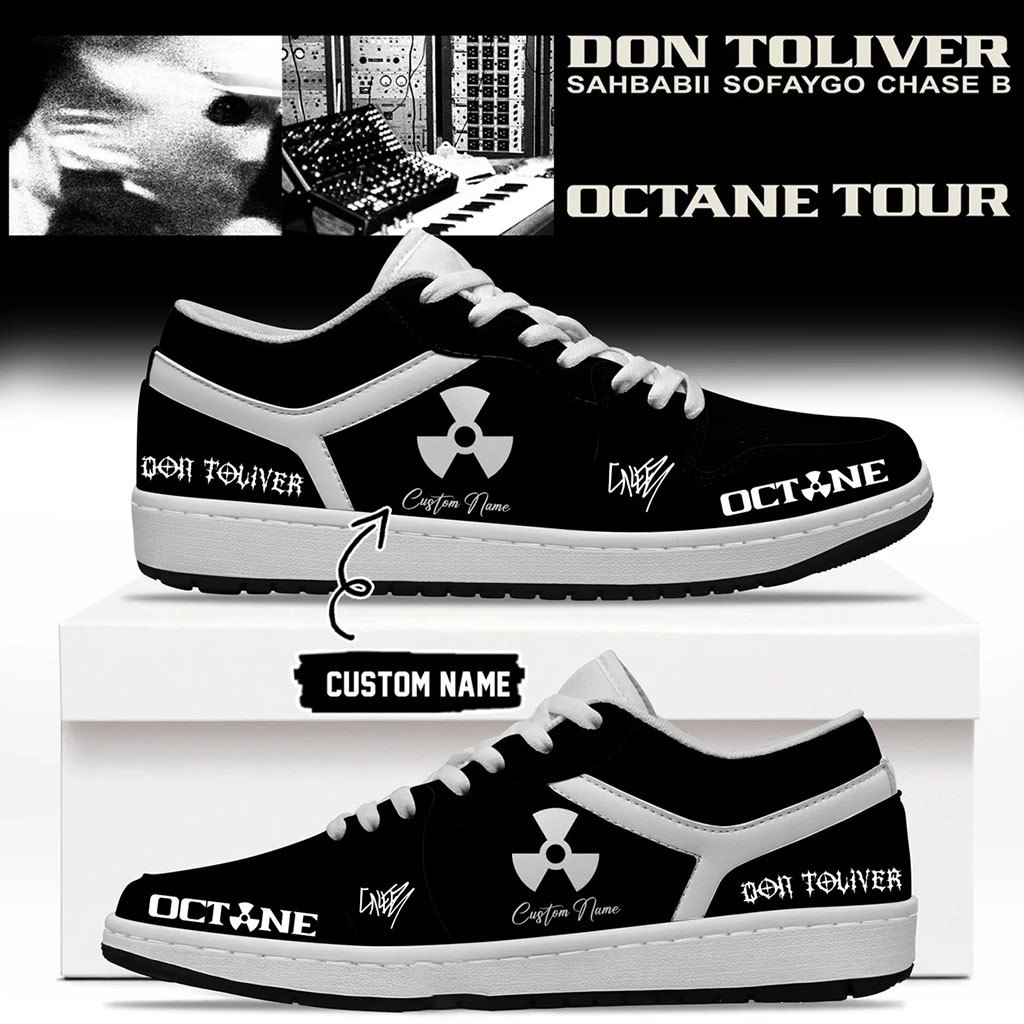 Personalized Don Toliver Octane Tour Sneakers Don Toliver Merch Concert Shoes Rap Music Fan Gift Personalized Don Toliver Octane Tour Sneakers Don Toliver Merch Concert Shoes Rap Music Fan Gift