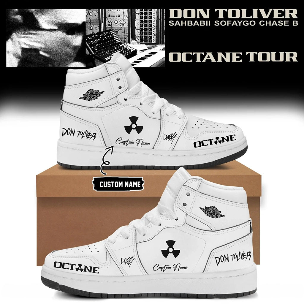 Personalized Don Toliver Octane Tour Sneakers Don Toliver Merch Hip Hop Music Lover Fan Gift