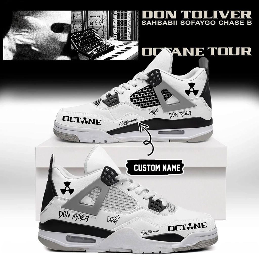 Personalized Don Toliver Octane Tour Sneakers Don Toliver Merch Rapper Concert Fan Gift