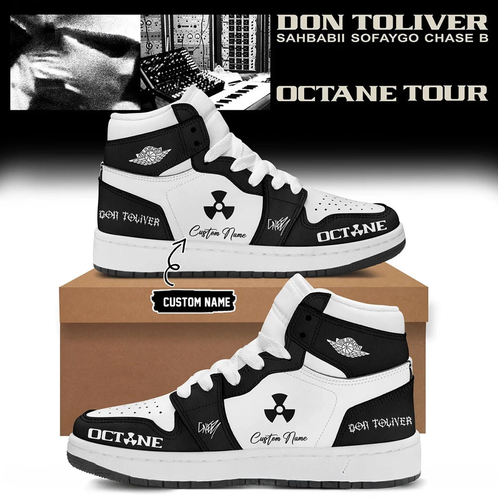 Personalized Don Toliver Octane Tour Sneakers Don Toliver Merch Rapper Fans Gifts