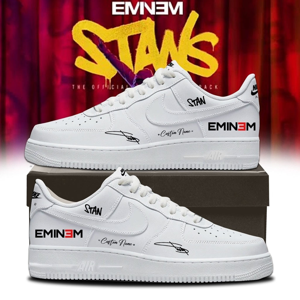 Personalized Eminem Stan Signed Shoes Sneakers 2026 Eminem Merch Gift For Rapper Fans