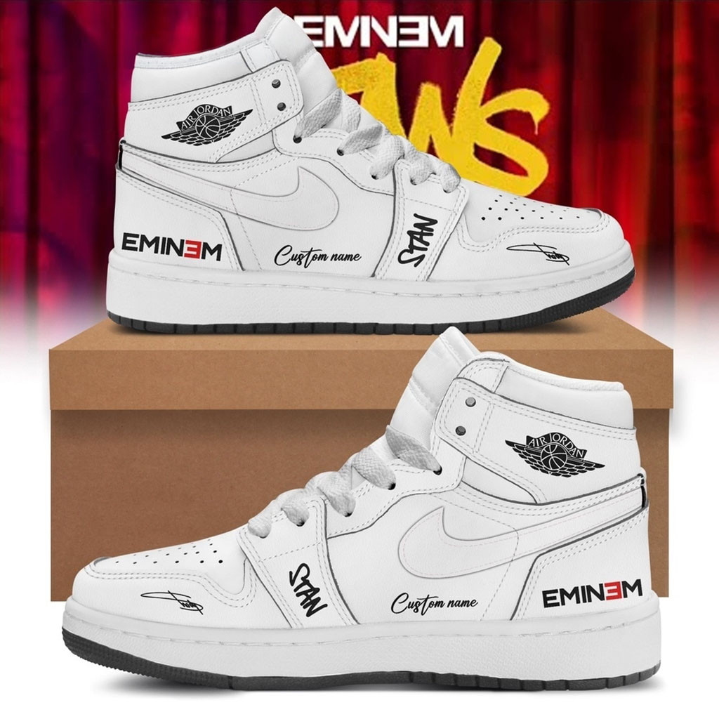 Personalized Eminem Stan Signed Shoes Sneakers 2026 Eminem Merch Gifts For Hip Hop Fans