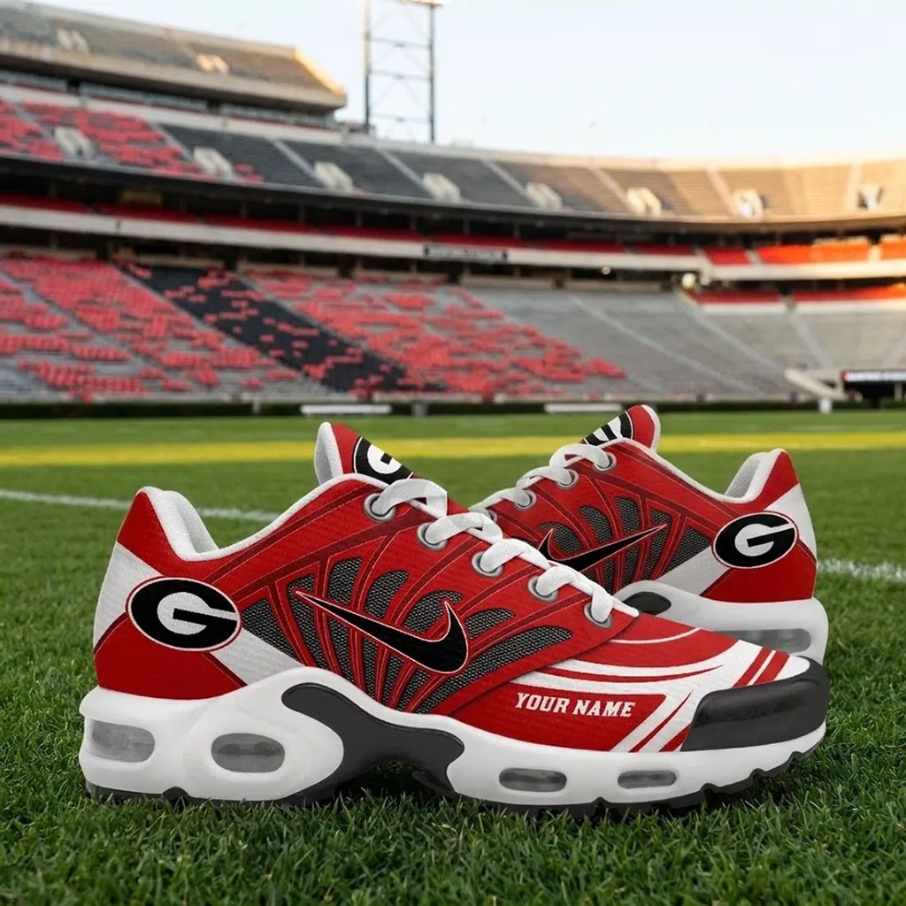 Personalized Georgia Bulldogs Sneakers Game Day Shoes Georgia Bulldogs Merch Gift For Fans