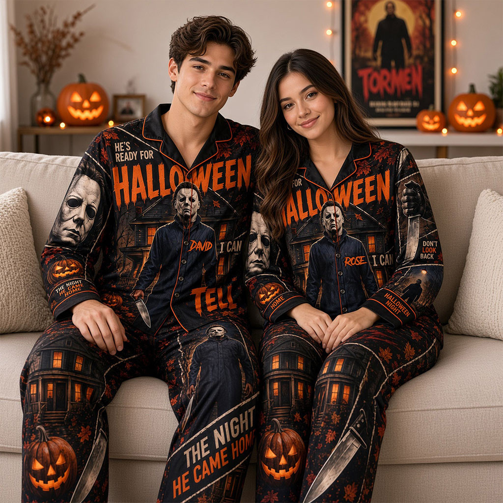 Personalized Halloween Slashers Pajama Set Halloween Gifts For Horror Movie Fans Personalized Halloween Slashers Pajama Set Halloween Gifts For Horror Movie Fans