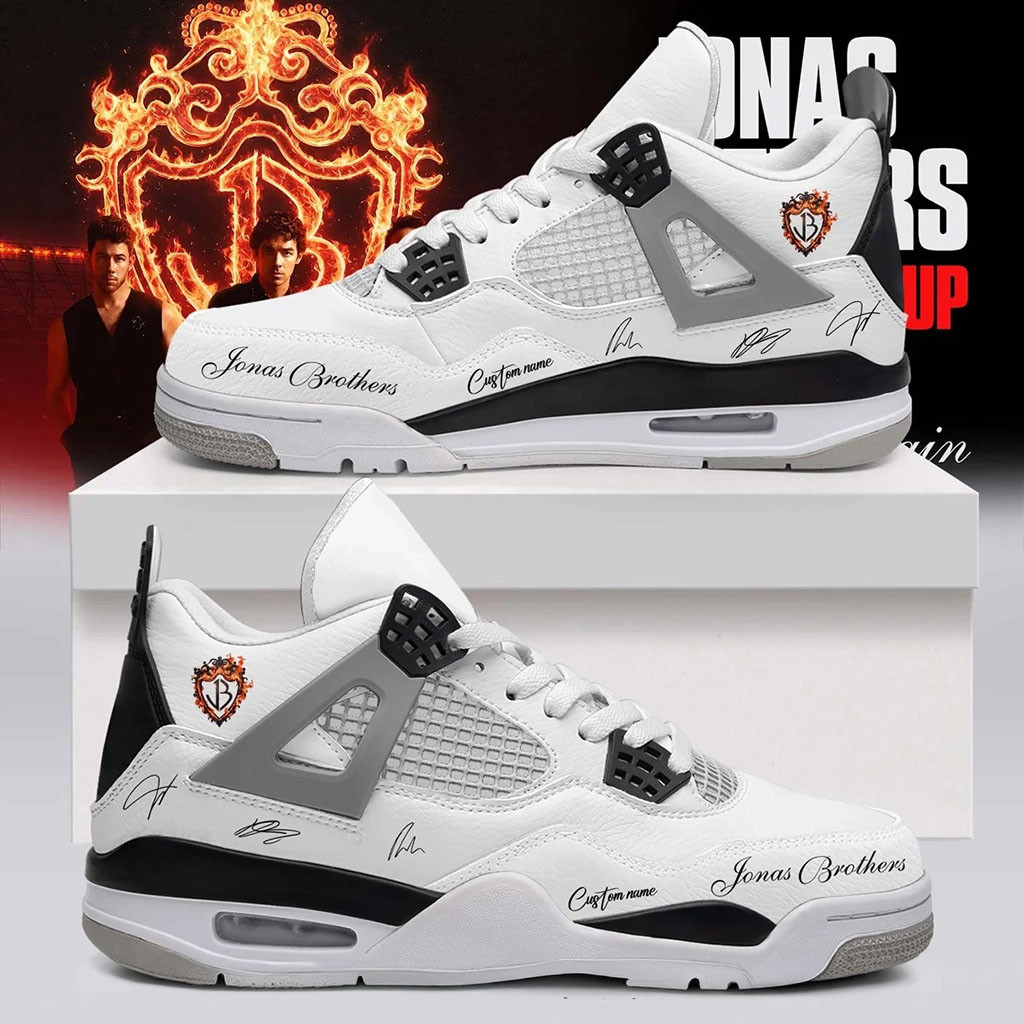 Personalized Jonas Brothers Merch 2026 The Burning Up Tour Sneakers Cool Gifts For Music Lovers