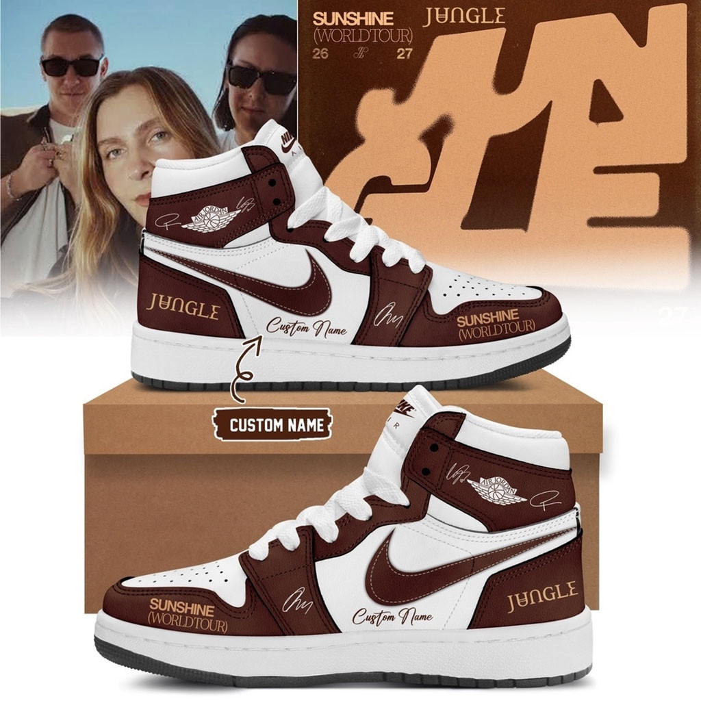 Personalized Jungle Sunshine World Tour 2026 27 Signature Sneakers Jungle Band Merch Fan Gifts
