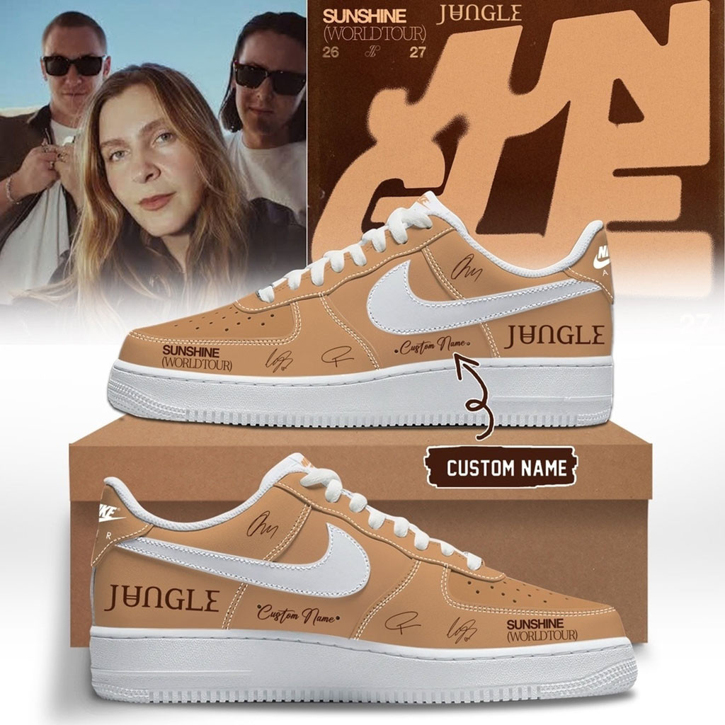 Personalized Jungle Sunshine World Tour 2026 27 Signed Sneakers Jungle Merch Gifts For Band Fan Personalized Jungle Sunshine World Tour 2026 27 Signed Sneakers Jungle Merch Gifts For Band Fan