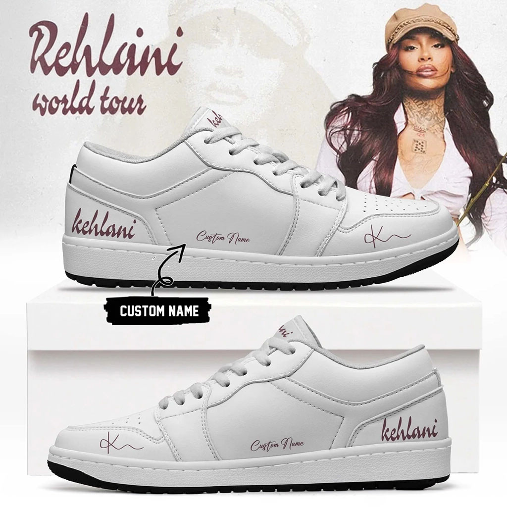 Personalized Kehlani World Tour Signature Sneakers Kehlani Merch Music Fans Gifts