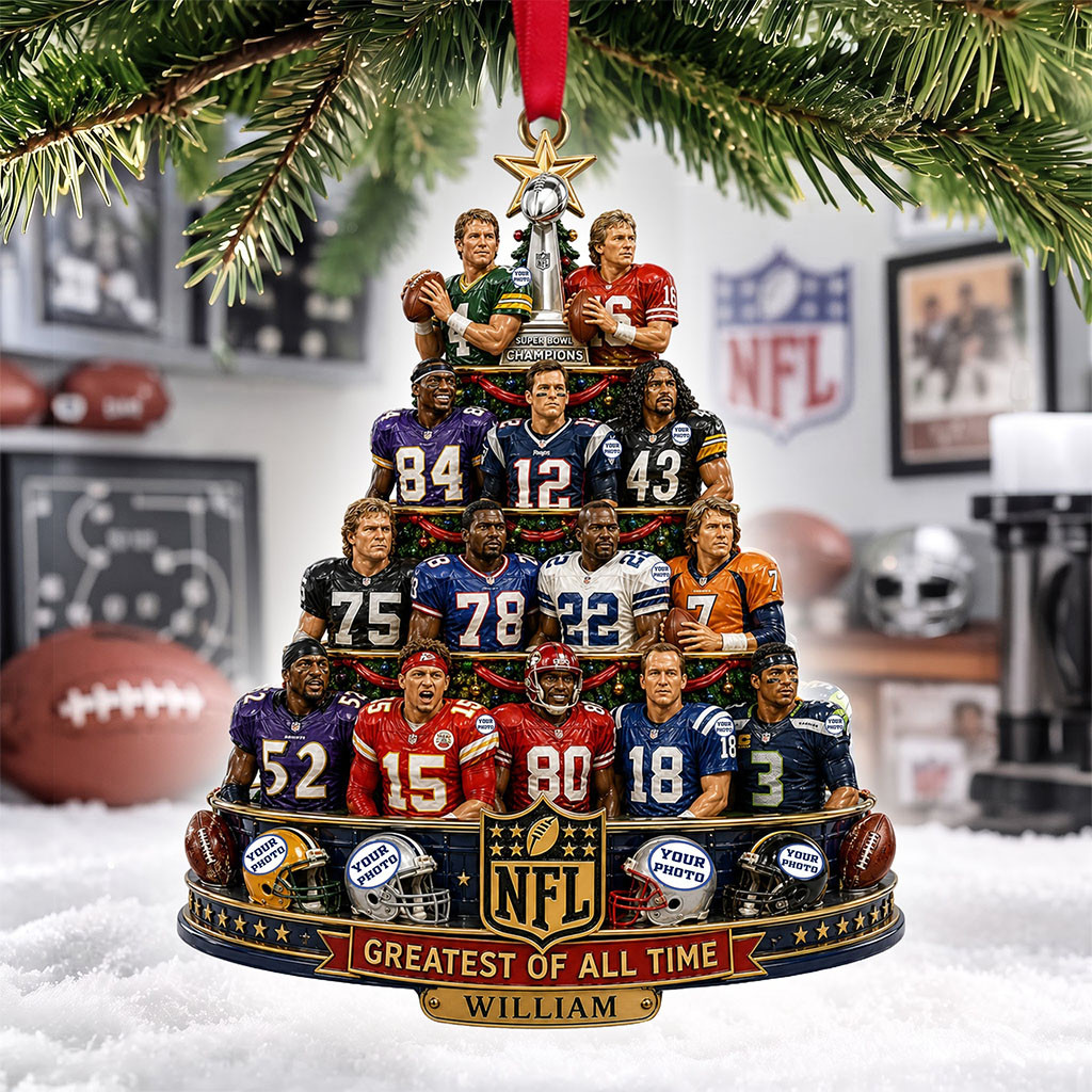Personalized Legends Beyond Gridiron Christmas Ornament Xmas Gifts For Football Lovers