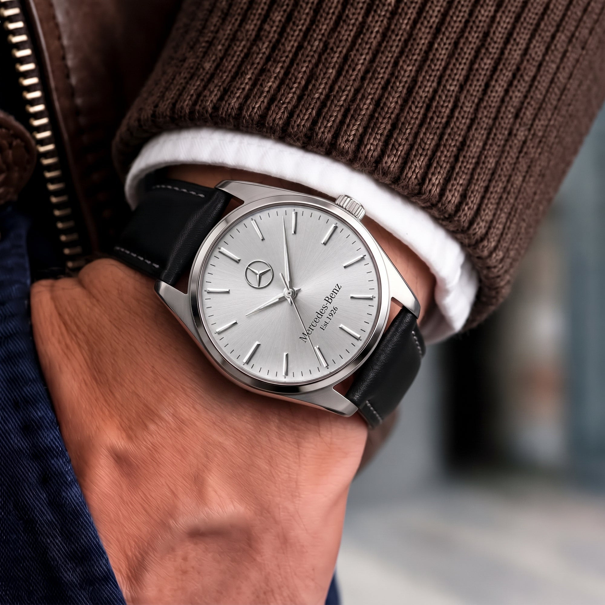Personalized Merc Backdrive Est 1926 Watch Gift For Car Enthusiasts