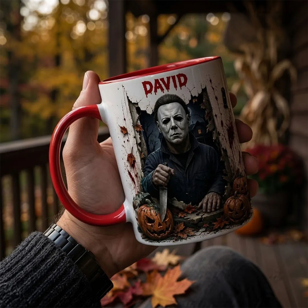 Personalized Michael Myers Halloween Coffee Mug Best Gifts For Horror Movie Lovers