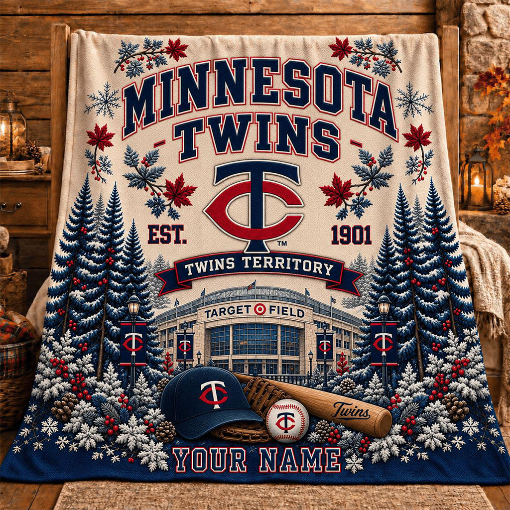 Personalized Minnesota Twins Territory Blanket Twins Merch Christmas Gift For Baseball Fans Personalized Minnesota Twins Territory Blanket Twins Merch Christmas Gift For Baseball Fans