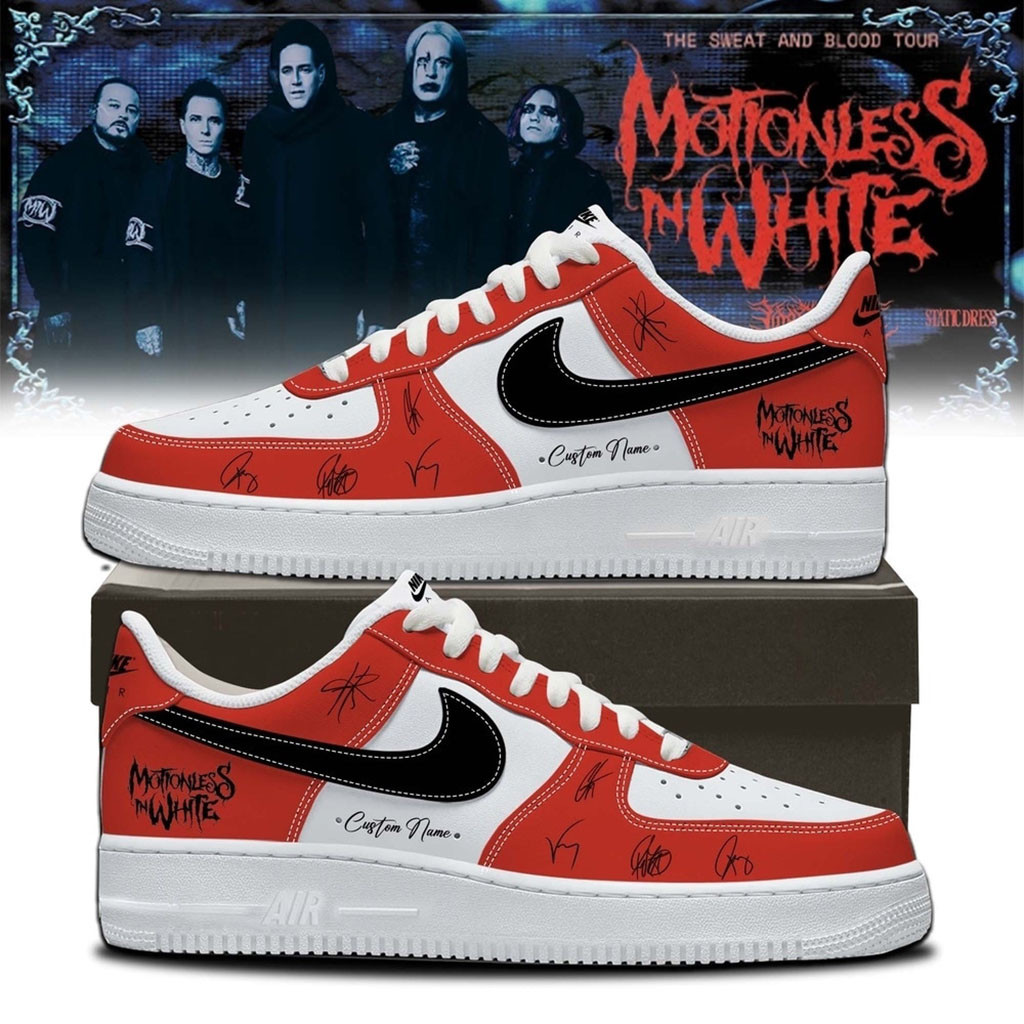 Personalized Motionless In White Signed Decades 2026 Shoes Motionless In White Merch Him Gifts