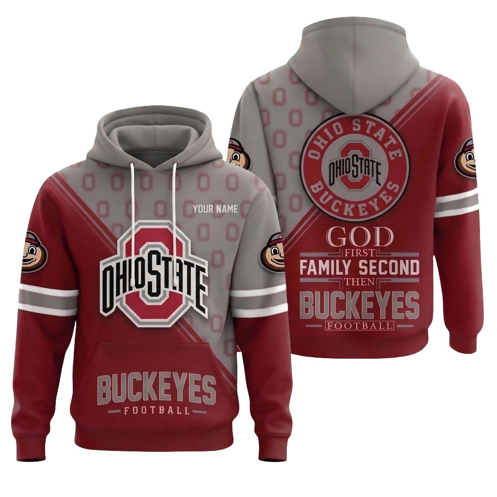 Personalized Ohio State Buckeyes 2026 Faith Family Football Hoodie Buckeyes Merch Fan Gifts Personalized Ohio State Buckeyes 2026 Faith Family Football Hoodie Buckeyes Merch Fan Gifts