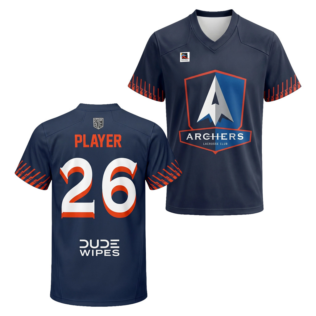 Personalized Premier Lacrosse League Merch 2026 Archers LC Throwback Replica Player Jersey Gifts Personalized Premier Lacrosse League Merch 2026 Archers LC Throwback Replica Player Jersey Gifts