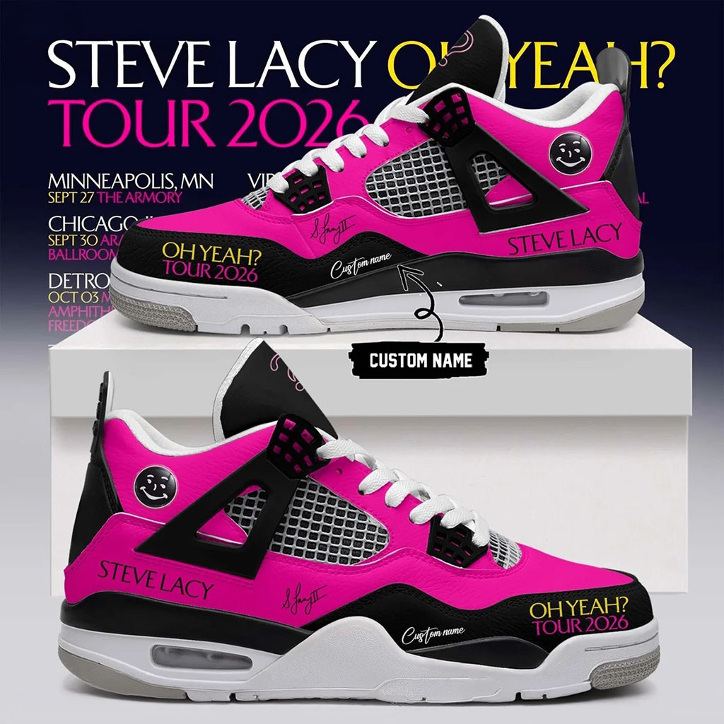 Personalized Steve Lacy Merchandise Oh Yeah Tour 2026 Signature Sneakers Gift For Concert Lover