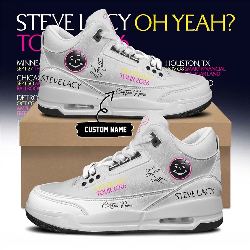 Personalized Steve Lacy Merchandise Oh Yeah Tour 2026 Signature Sneakers Music Fan Gifts