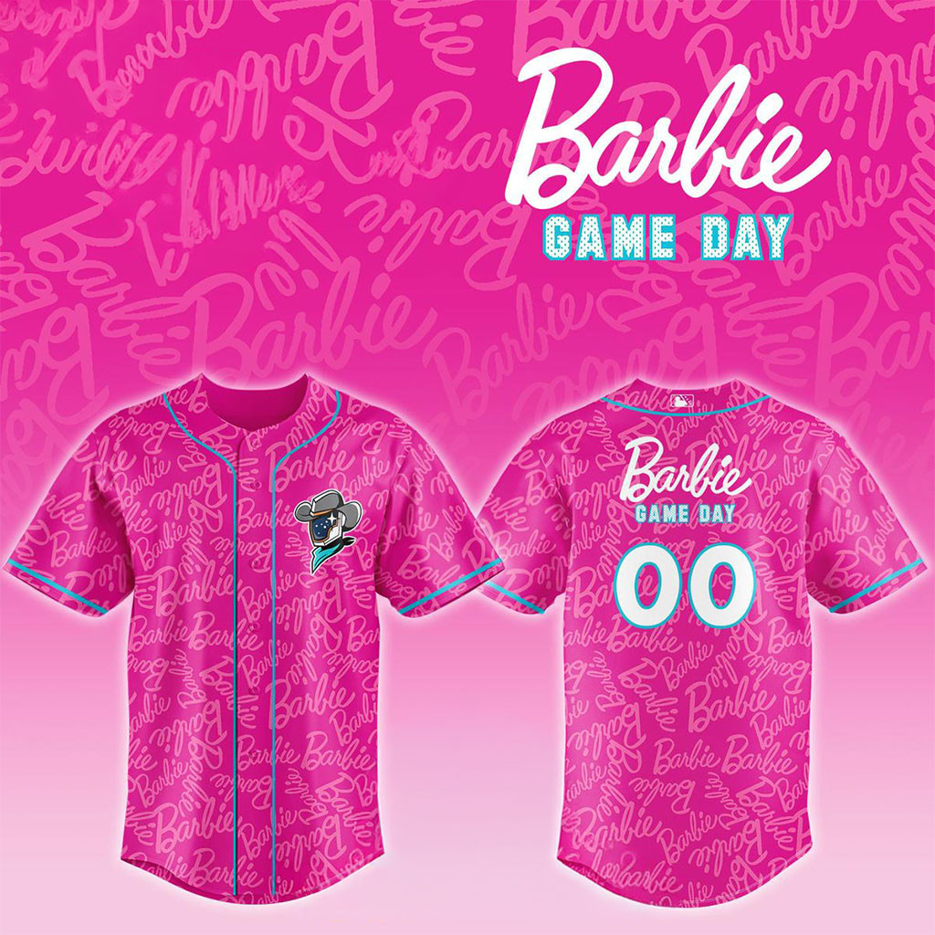 Personalized Sugar Land Space Cowboys 2026 Barbie All Pink Night Baseball Jersey Fan Merch