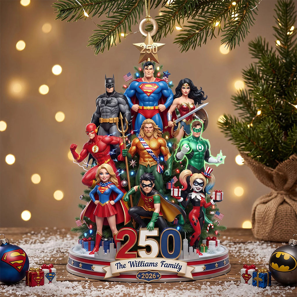Personalized Superhero Crew Christmas Ornament 2026 Holiday Home Decor Gifts For Fans Personalized Superhero Crew Christmas Ornament 2026 Holiday Home Decor Gifts For Fans