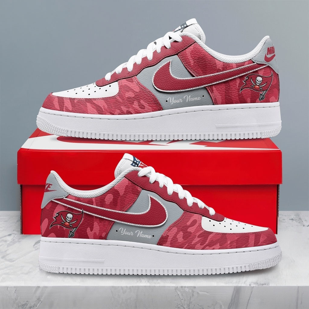 Personalized Tampa Bay Buccaneers End Zone Energy Sneakers Bucs Merch Gift For Football Fans