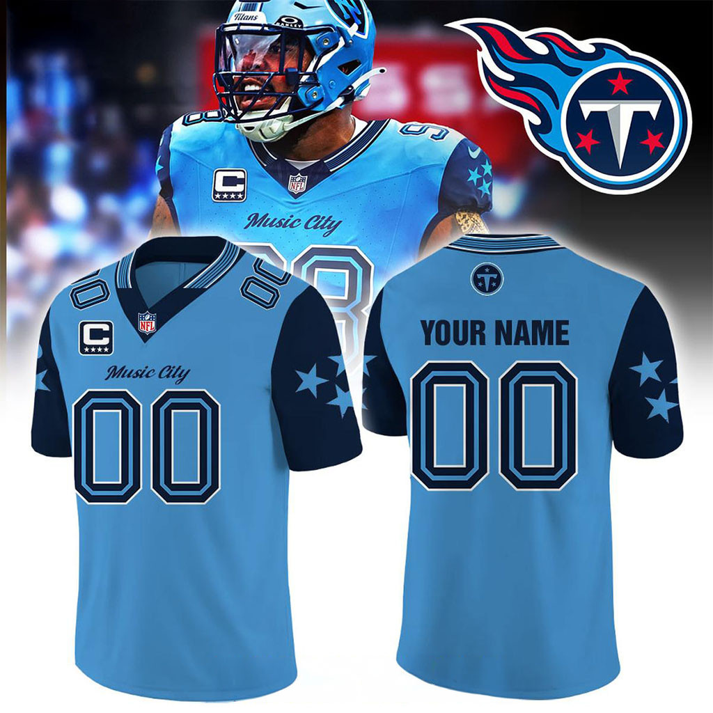 Personalized Tennessee Titans Rivalries X 2026 Night Jersey Music City Jersey Titans Merch Personalized Tennessee Titans Rivalries X 2026 Night Jersey Music City Jersey Titans Merch