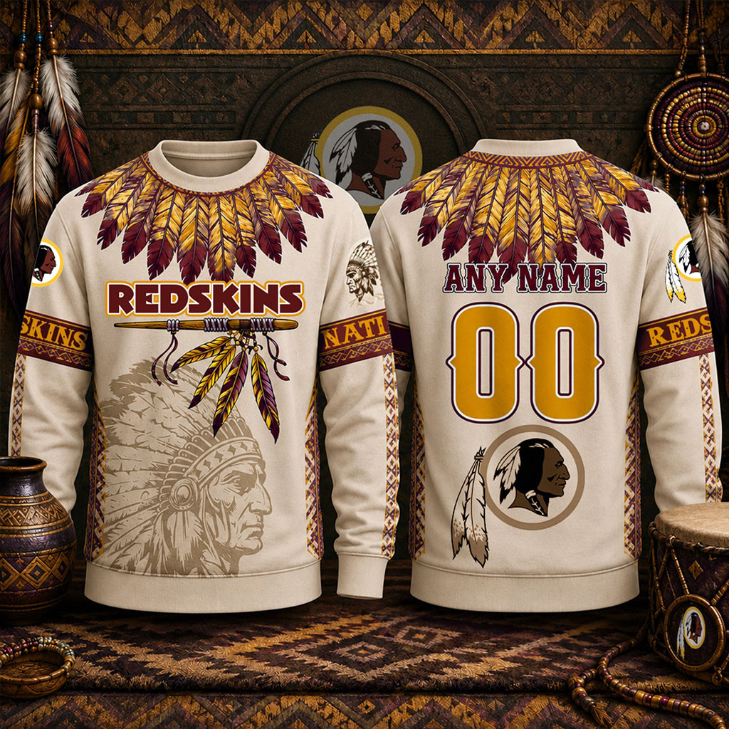 Personalized Washington Redskins Native American Heritage Month 2026 Sweatshirt Redskins Merch Personalized Washington Redskins Native American Heritage Month 2026 Sweatshirt Redskins Merch