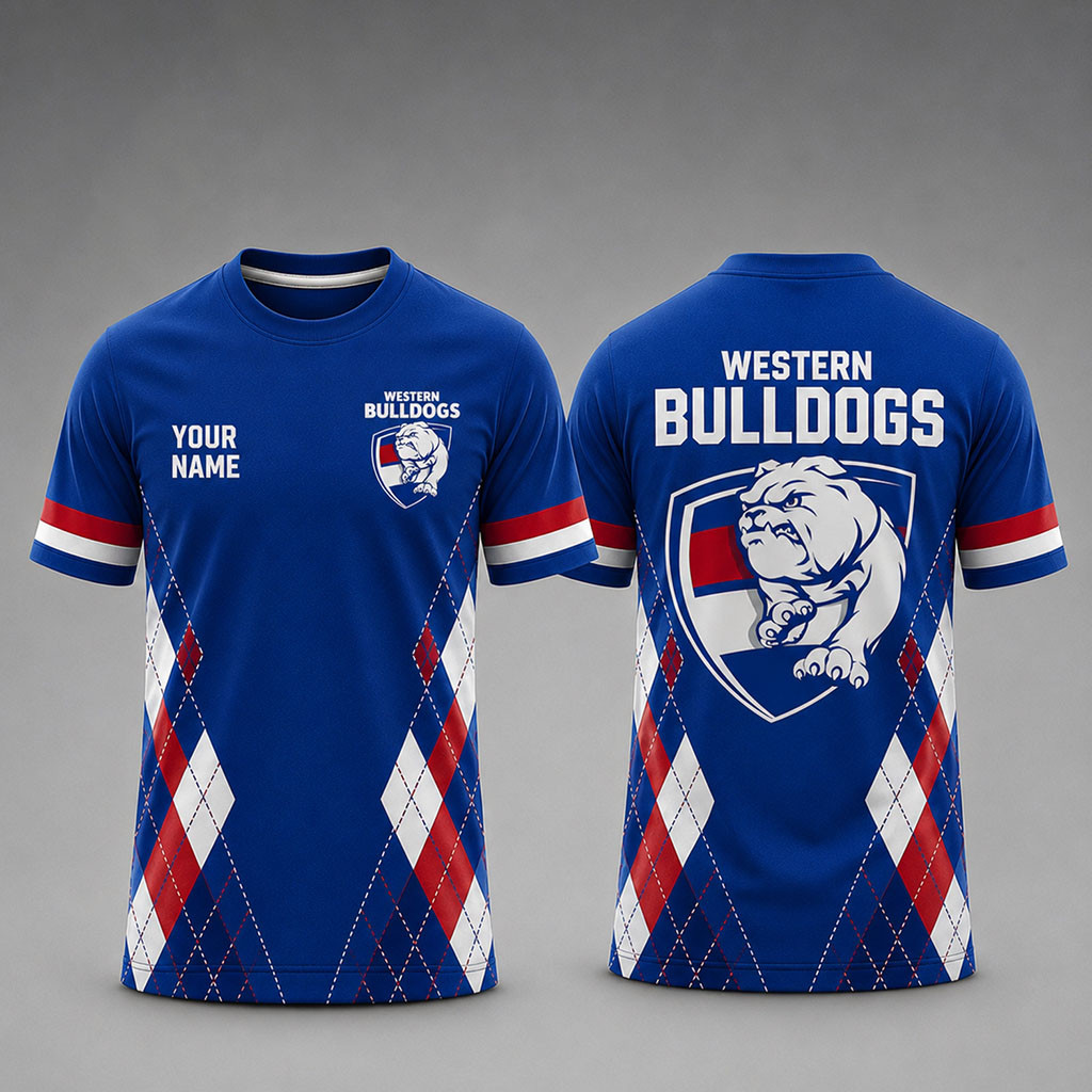 Personalized Western Bulldogs 2026 Football T-Shirt Western Bulldogs Merch Gifts For Fans