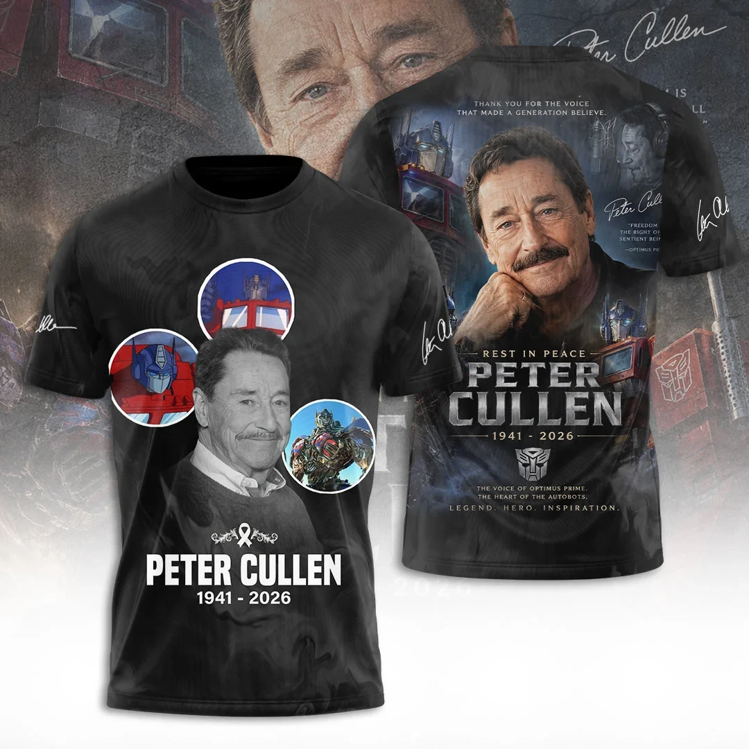 Peter Cullen 1941-2026 Memorial Shirt Voice Of Optimus Prime Tribute Peter Cullen Merch For Fans